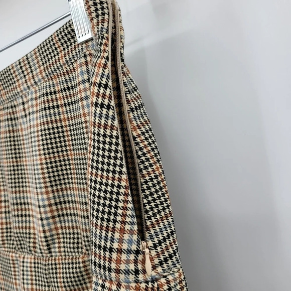 BB DAKOTA by Steve Madden Check The Time Skirt Size 8 Houndstooth Mini Skirt - Picture 5 of 13